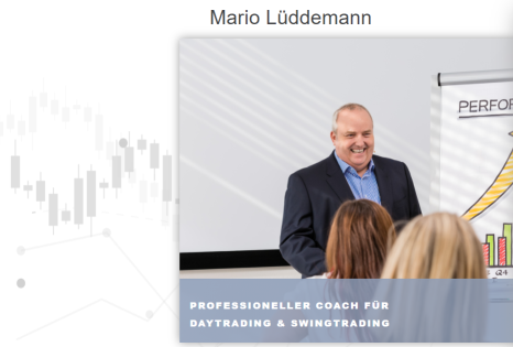 Mario Lüddemann Professioneller Coach für Daytrading & Swingtrading
